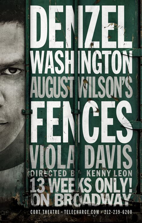 Fences Broadway Poster (#2 of 2) - IMP Awards