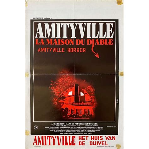 THE AMITYVILLE HORROR Belgian Movie Poster - 14x21 in. - 1979