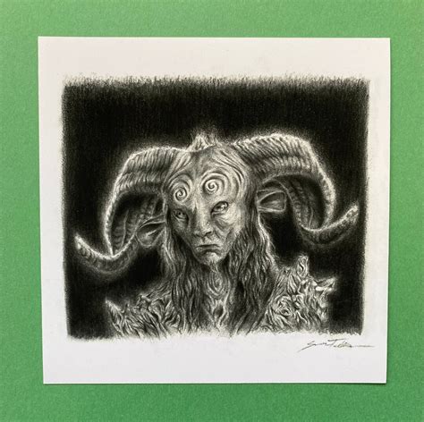 The Faun pan's Labyrinth Matte Art Print - Etsy