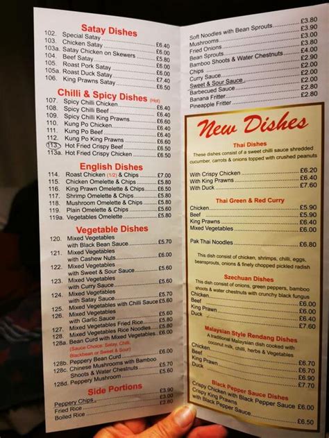 Menu at Good Fortune fast food, Braunton