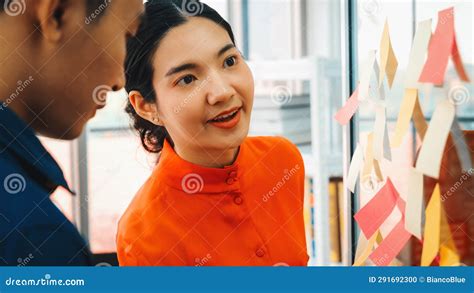 Business People Work on Project Planning Board Jivy Stock Photo - Image of casual, project ...