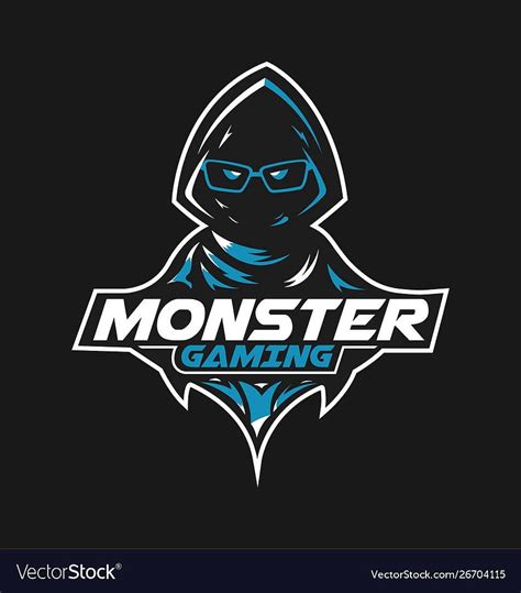 Monster gaming mascot logo design for gamer Vector, pubg gaming logo HD ...