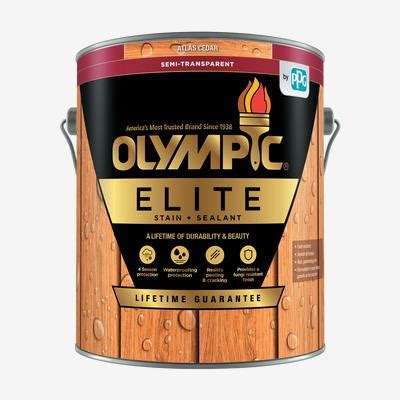 ELITE Advanced Stain + Sealant in One Semi-Solid | Olympic