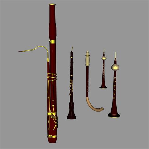 Baroque music instruments by d-jpp - Poser - ShareCG