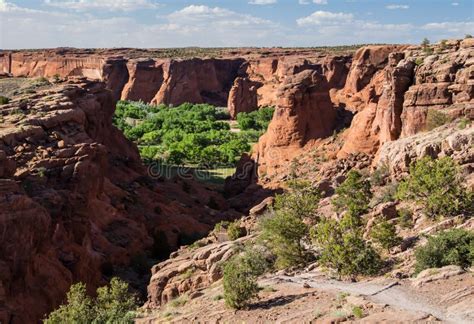 Canyon de Chelly Overlook stock image. Image of trails - 62422451