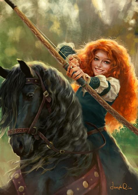 Merida by JosephQiuArt on DeviantArt