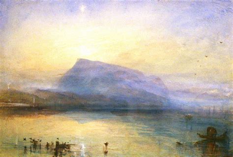 he1842 watercolor titled "Blue Rigi: Lake of Lucerne" by J.M.W. Turner | Wonderful Art ...