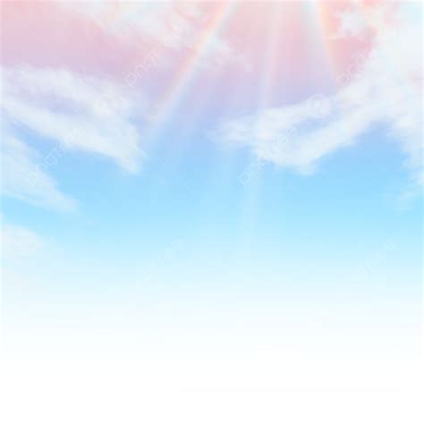 Shining Bright PNG Transparent, Beautiful Blue Soft Orange Gradient Sky And The Sun Shines ...