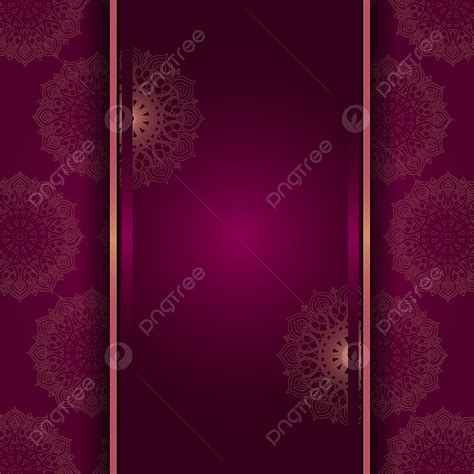 Maroon Vector PNG Images, Mandala Background In Maroon, Png, Mandala ...