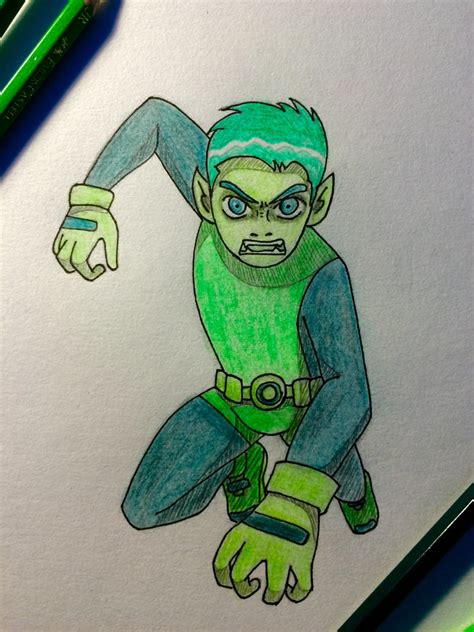 Beast Boy Green by nutty-manju on DeviantArt