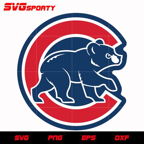 Chicago Cubs C Logo 2 svg, mlb svg, eps, dxf, png, digital file for cu – SVG Sporty