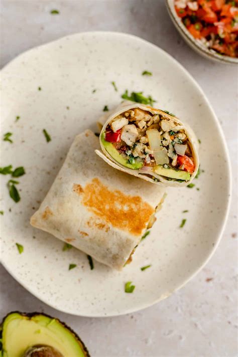 Healthy Breakfast Burrito Recipe {Make Ahead Option} - Kim's Cravings