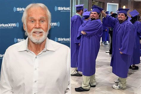 Kenny Rogers' Twin Sons Resemble Late Singer as They Graduate High ...