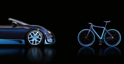 the PG X bugatti bike is 95 per cent carbon fibre