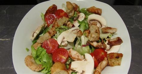 Recette - Salade César au poulet gourmande | 750g