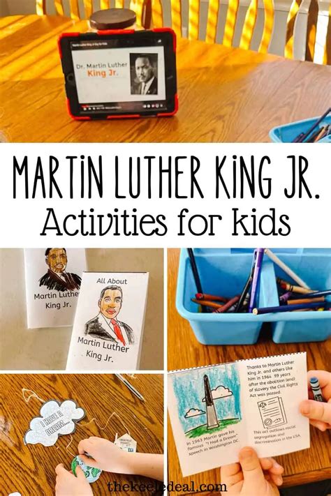 Easy Martin Luther King Jr. Activities for kids - The Keele Deal