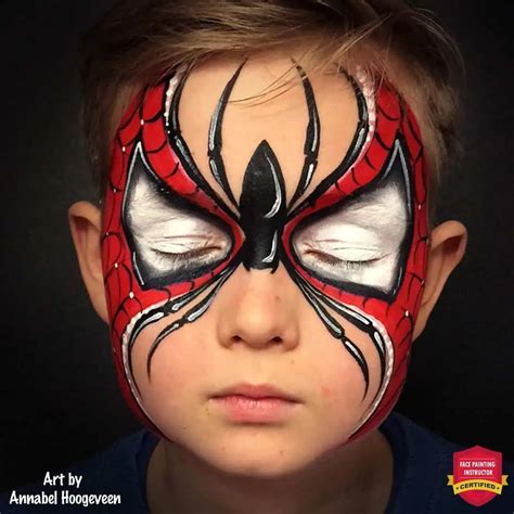 Spiderman Face Makeup | Saubhaya Makeup