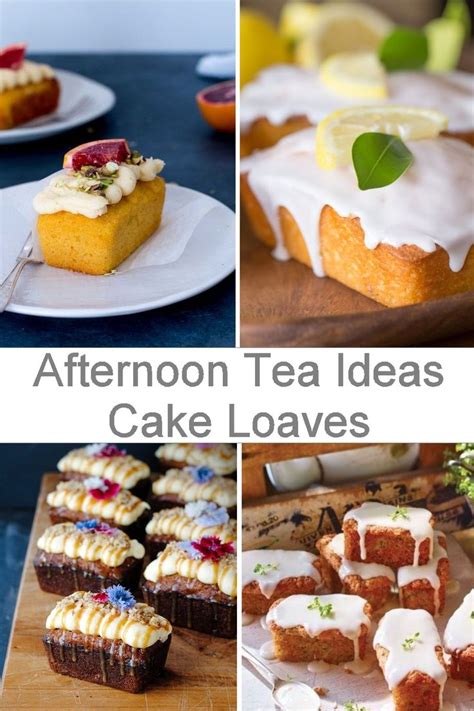 Afternoon Tea Ideas: Afternoon Tea Mini Cake Loaves | Afternoon tea cakes, Tea time food ...