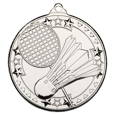 50mm gold silver bronze Badminton medals and FREE engraving