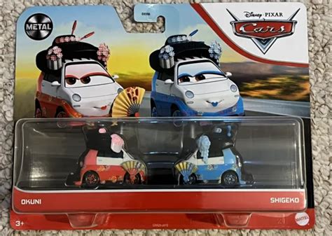 DISNEY PIXAR CARS Okuni and Shigeko Diecast Metal 2 Pack £19.99 - PicClick UK