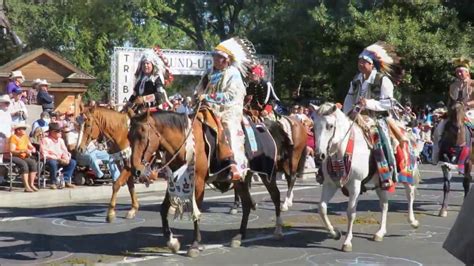 2016 Native American Indians in Pendleton Oregon Round-Up Parade Part 1 - YouTube