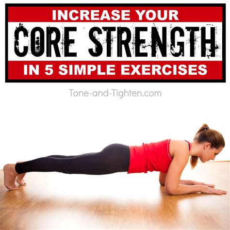 Strengthen your core in 5 exercises | Tone and Tighten