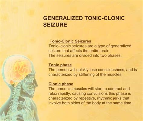 GENERALISED TONIC CLONIC SEIZURES | PPT