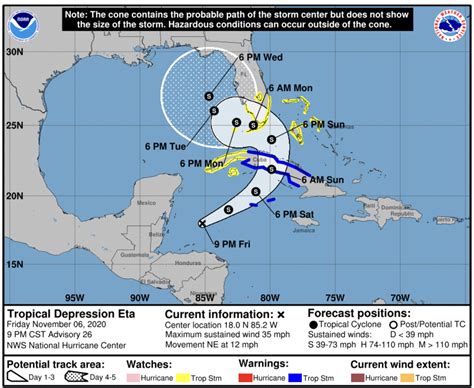 TROPICAL STORM WATCH: Eta On Track For South Florida - BocaNewsNow.com