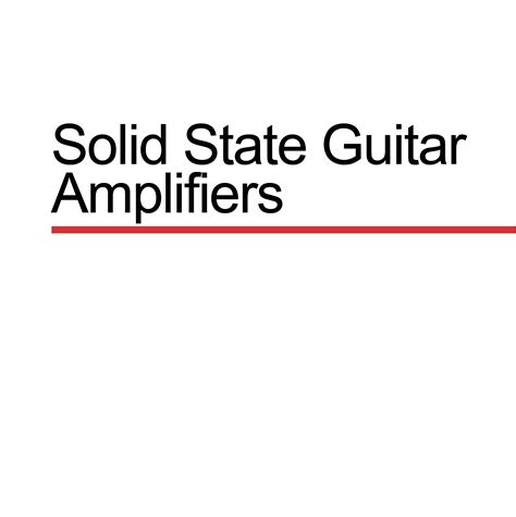 Guitar Amplifiers