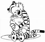 Top 11 Calvin And Hobbes Coloring Sheets For Small Children  Coloring sketch template