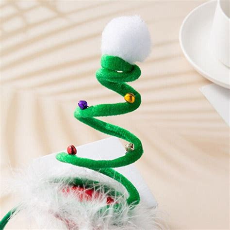 Christmas Tree Hair Bands Springy Coil Headband Novelty Holiday Hair Ornament | eBay