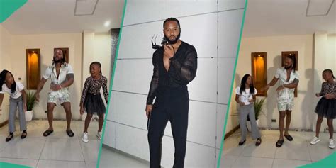 Adorable Video As Flavour and 3 Daughters Jump on ‘Agba Baller’ Dance Challenge: “Young Ballers ...