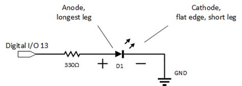 Led Anode Cathode Resistor