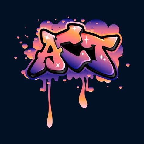 Premium Vector | Graffiti lettering typography art illustration