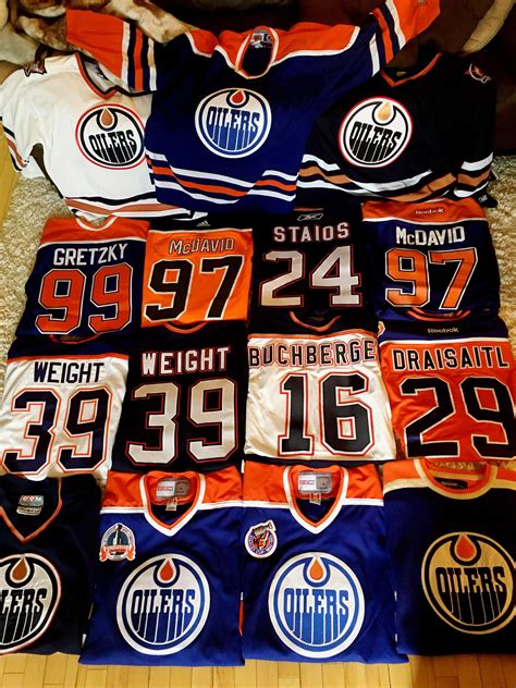 My Oilers jerseys collection : r/hockeyjerseys