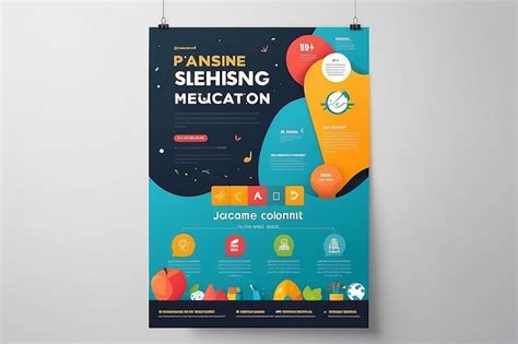 Premium Photo | Education Poster Template