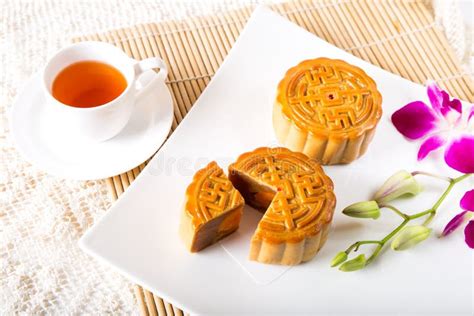 Chinese Moon Cake for Festival Stock Photo - Image of pastry, indian ...