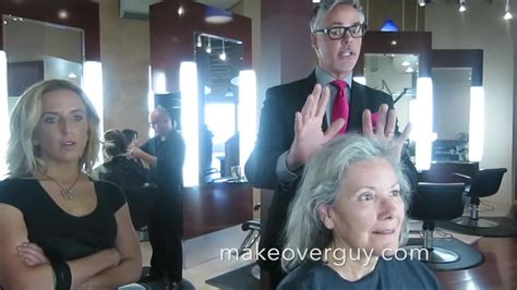 Makeover Guy Helps Gray-Haired Woman Age Gracefully