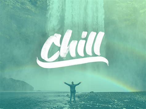 Chill typography test by BR on Dribbble