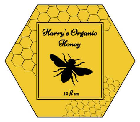 Honey Label Templates - Download Honey Label Designs