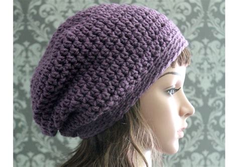 Free Crochet Slouchy Hat Pattern