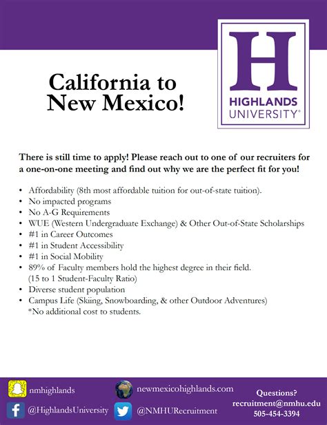 Hi, California, welcome to Highlands! | New Mexico Highlands University