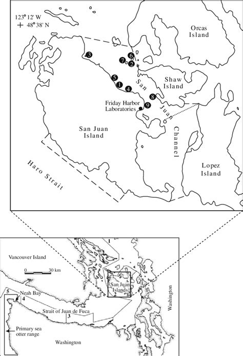 The primary sea otter range and commercial sea urchin harvesting... | Download Scientific Diagram