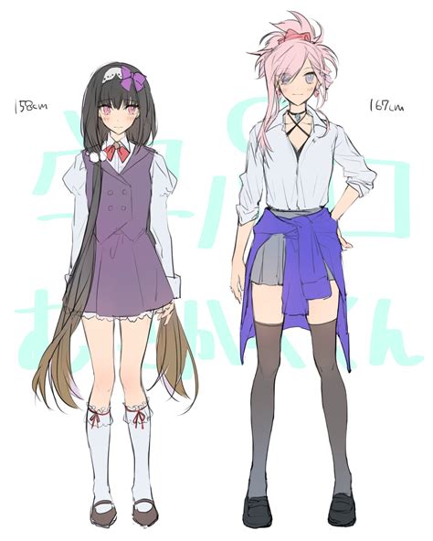 Anime Character Height Comparison Zerochan has 1 643 height difference anime images and many ...