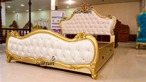 Modern Style Double Bed design export quality factory price Aarsun