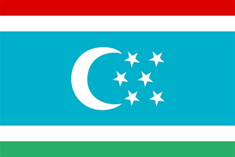 File:Flag of Turkestan (No Napoleon).svg | Alternative History | FANDOM ...