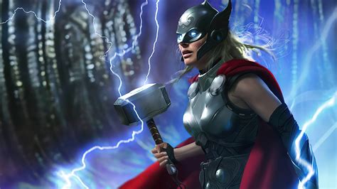 1366x768 Jane Foster Thor 2021 4K Laptop HD ,HD 4k Wallpapers,Images,Backgrounds,Photos and Pictures