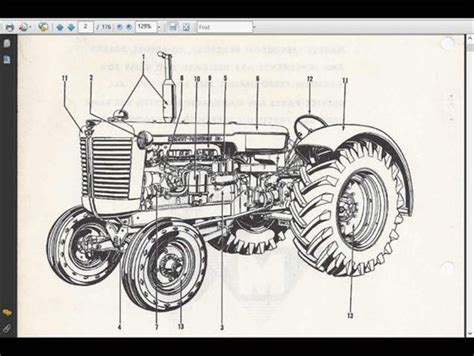 Massey Ferguson 135 Transmission Diagram