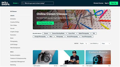 8 Best Canon Online Photography Classes – TangoLearn