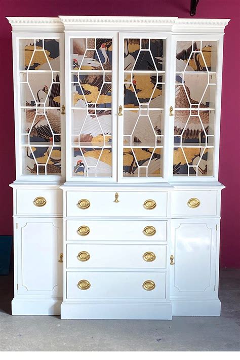 White China Cabinet Makeovers - The Resplendent Home